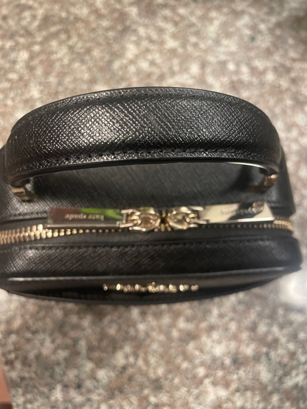 Kate Spade ♠️ New York Black Structured Top Handle Bag - Picture 4 of 11